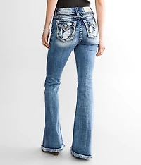High Rise Flare Stretch Jean