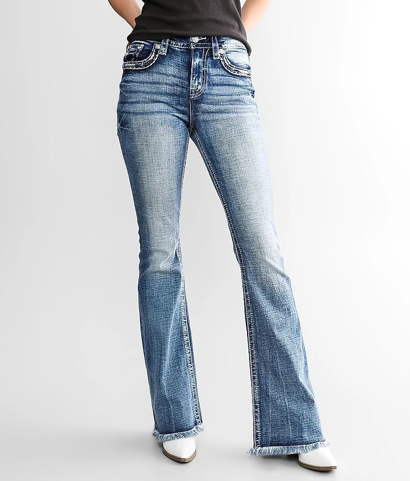 High Rise Flare Stretch Jean