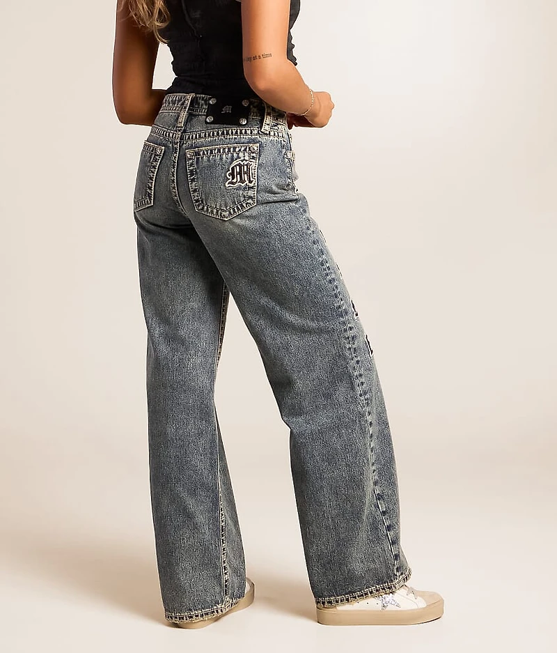 High Rise Wide Leg Jean