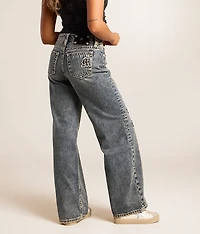 High Rise Wide Leg Jean