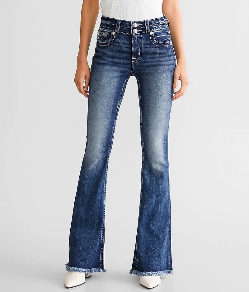 High Rise Flare Stretch Jean