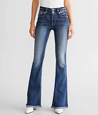 High Rise Flare Stretch Jean