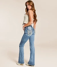 High Rise Flare Stretch Jean