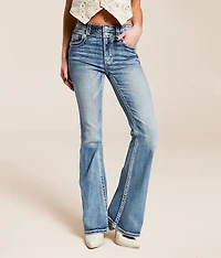 High Rise Flare Stretch Jean