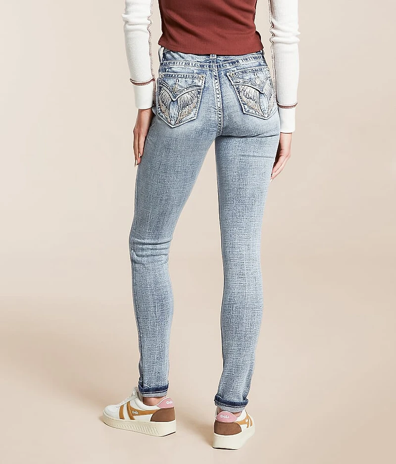 High Rise Skinny Stretch Cuffed Jean