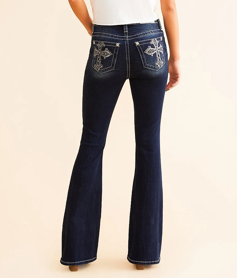 High Rise Flare Stretch Jean