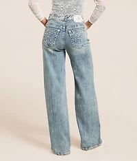 High Rise Wide Leg Stretch Jean