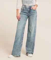 High Rise Wide Leg Stretch Jean