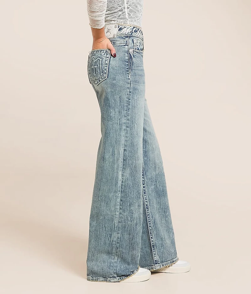High Rise Wide Leg Stretch Jean