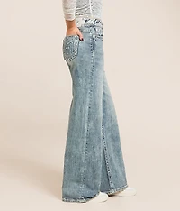 High Rise Wide Leg Stretch Jean
