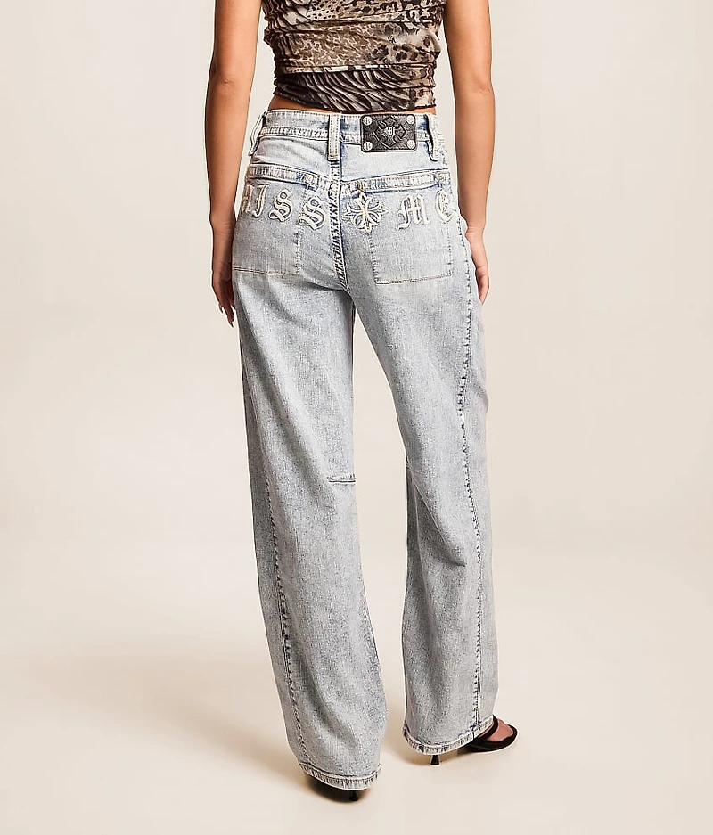 High Rise Barrel Stretch Jean