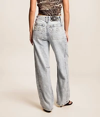 High Rise Barrel Stretch Jean