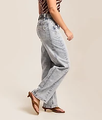 High Rise Barrel Stretch Jean