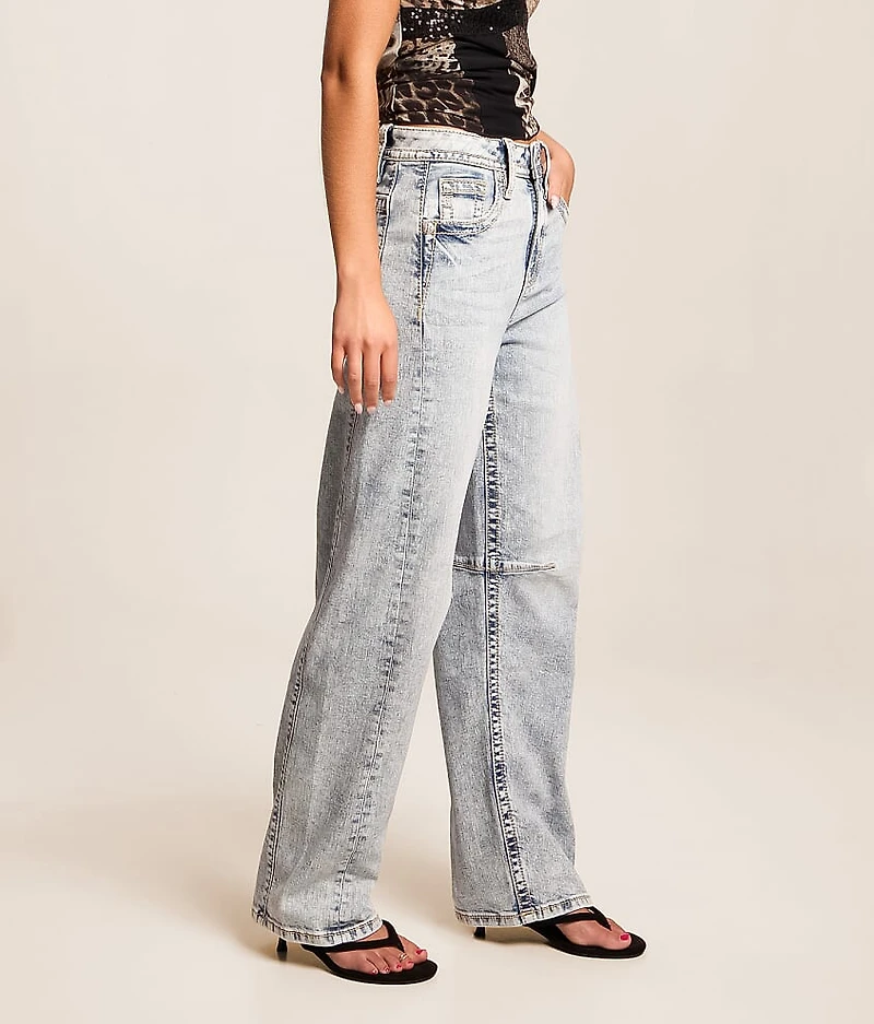 High Rise Barrel Stretch Jean