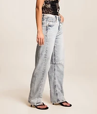 High Rise Barrel Stretch Jean