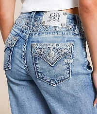 High Rise Wide Leg Stretch Jean