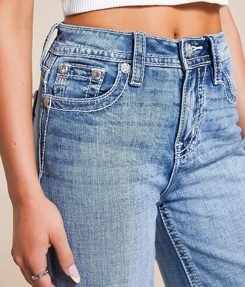 High Rise Wide Leg Stretch Jean