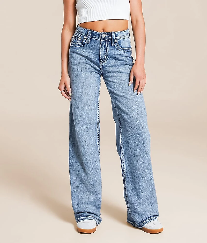 High Rise Wide Leg Stretch Jean