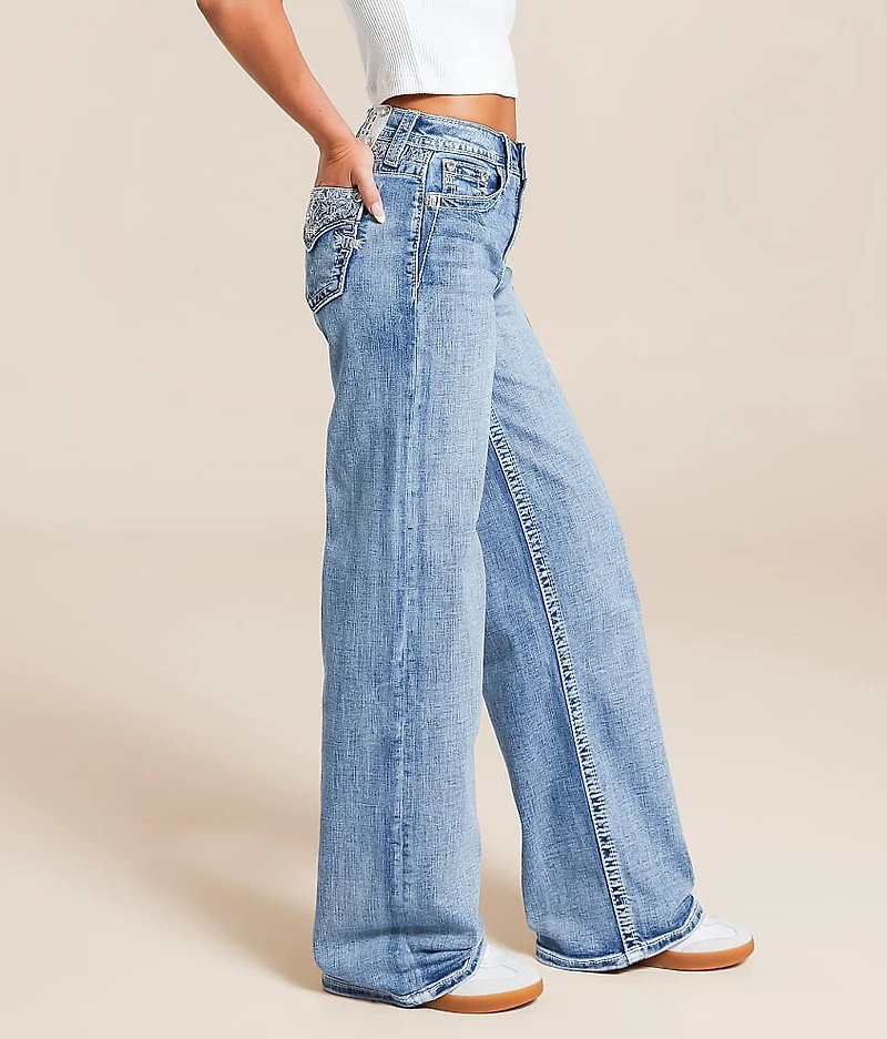 High Rise Wide Leg Stretch Jean