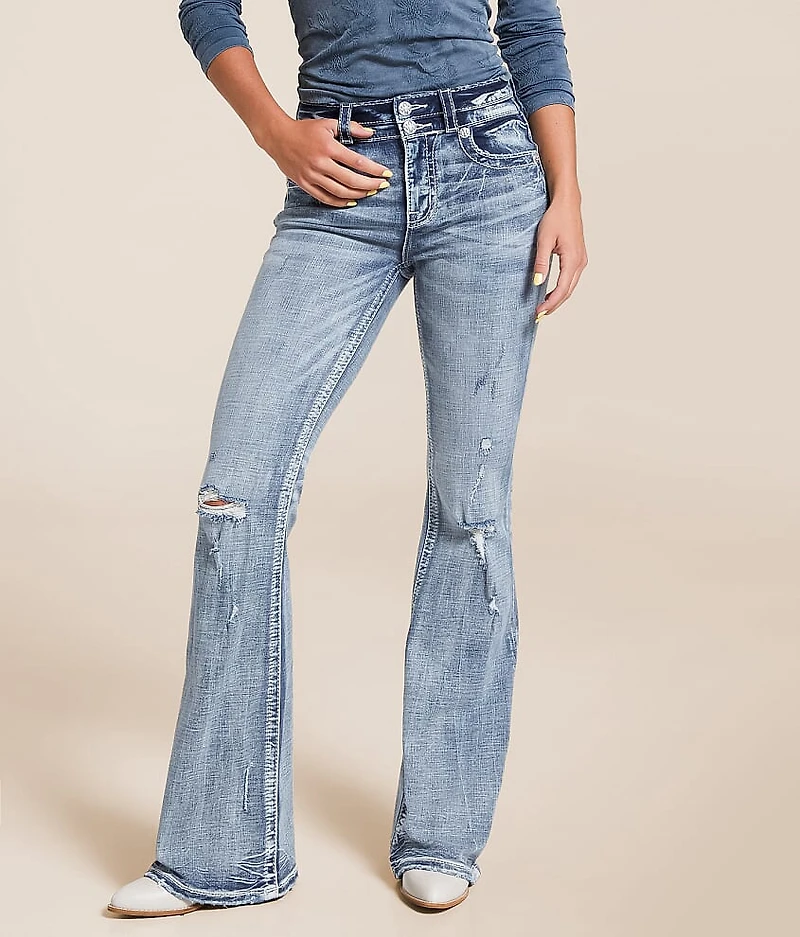 High Rise Flare Stretch Jean
