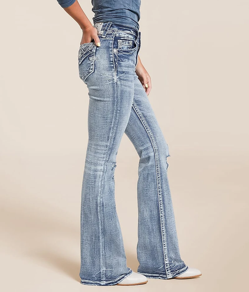 High Rise Flare Stretch Jean