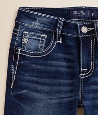 Girls- Mid-Rise Trouser Stretch Jean