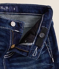 Girls- Mid-Rise Trouser Stretch Jean