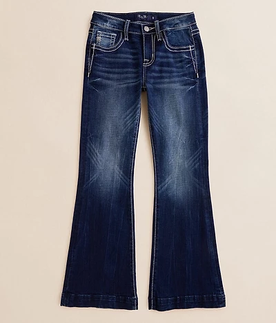 Girls- Mid-Rise Trouser Stretch Jean