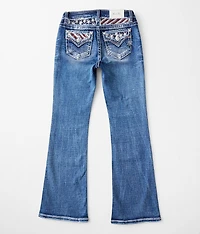 Girls - Mid-Rise Boot Stretch Jean