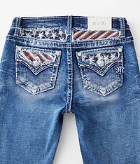 Girls - Mid-Rise Boot Stretch Jean