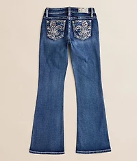 Girls - Mid Rise Boot Stretch Jean