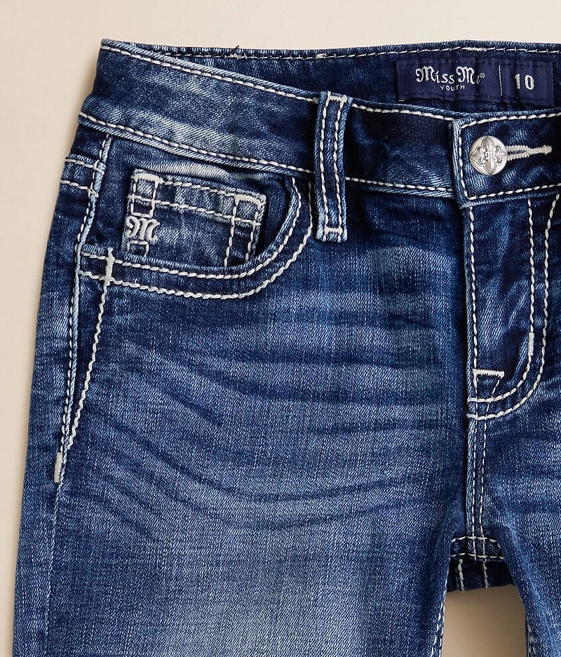 Girls - Mid Rise Boot Stretch Jean