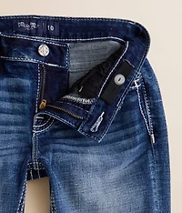 Girls - Mid Rise Boot Stretch Jean