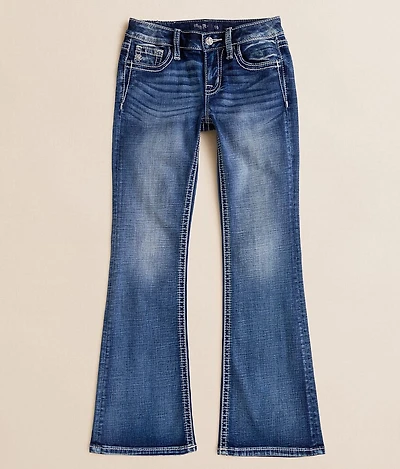 Girls - Mid Rise Boot Stretch Jean