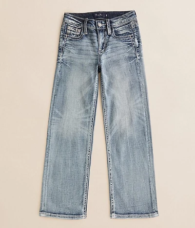 Girls - Mid-Rise Wide Leg Stretch Jean