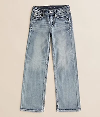 Girls - Mid-Rise Wide Leg Stretch Jean