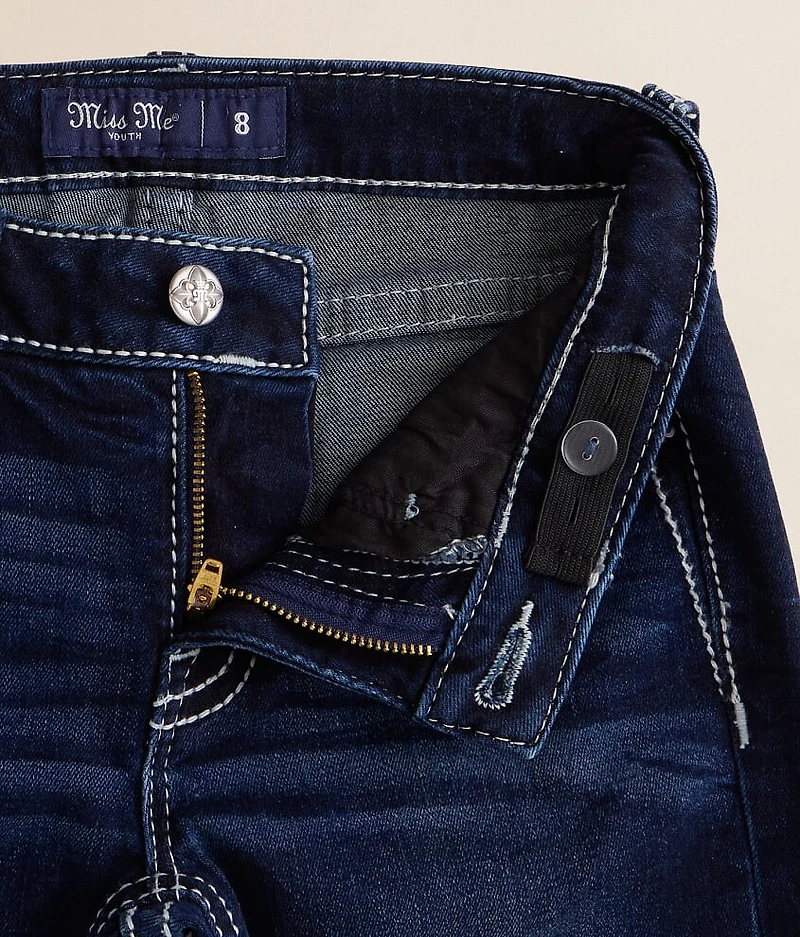 Girls - Mid-Rise Trouser Stretch Jean