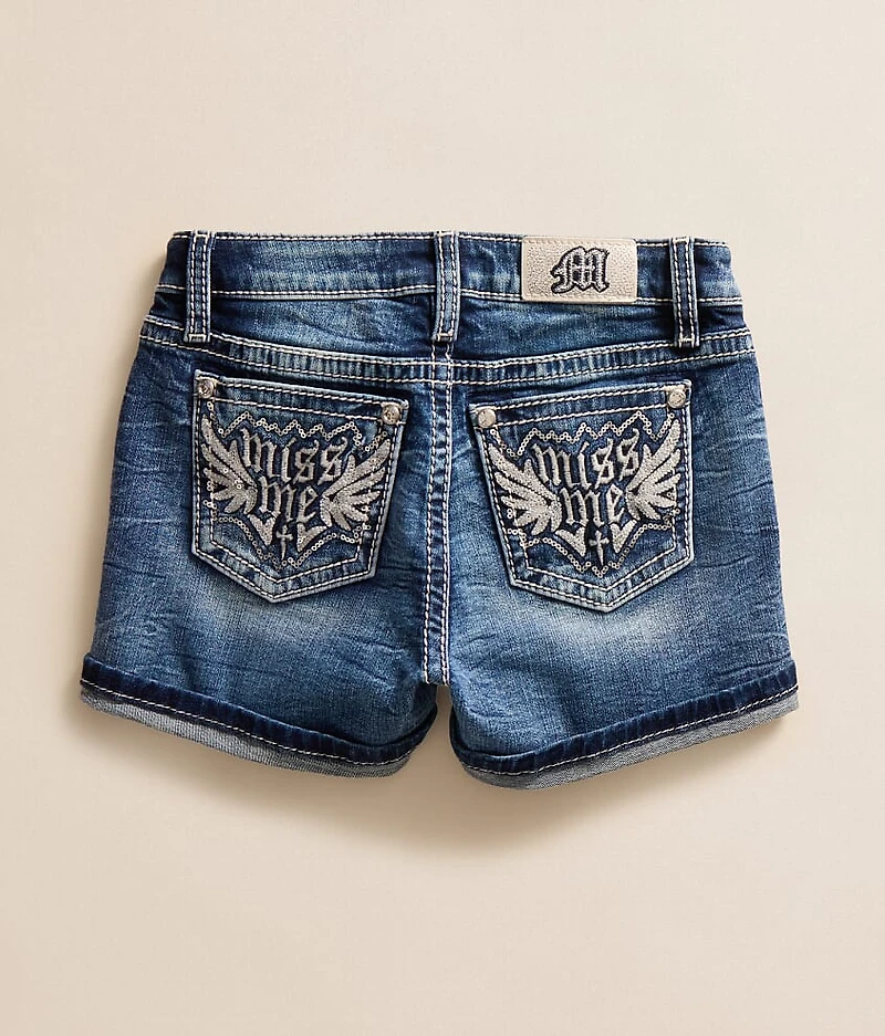 Girls - Mid-Rise Stretch Cuffed Short