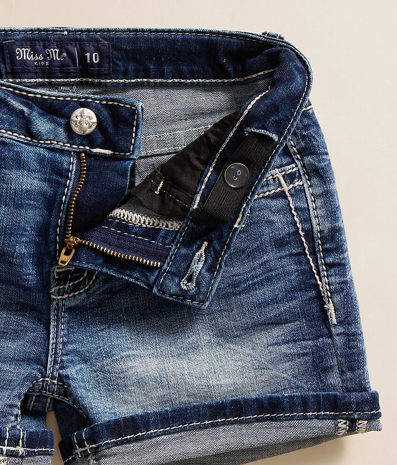 Girls - Mid-Rise Stretch Cuffed Short