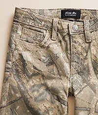 Girls - Camo Mid-Rise Wide Leg Stretch Jean