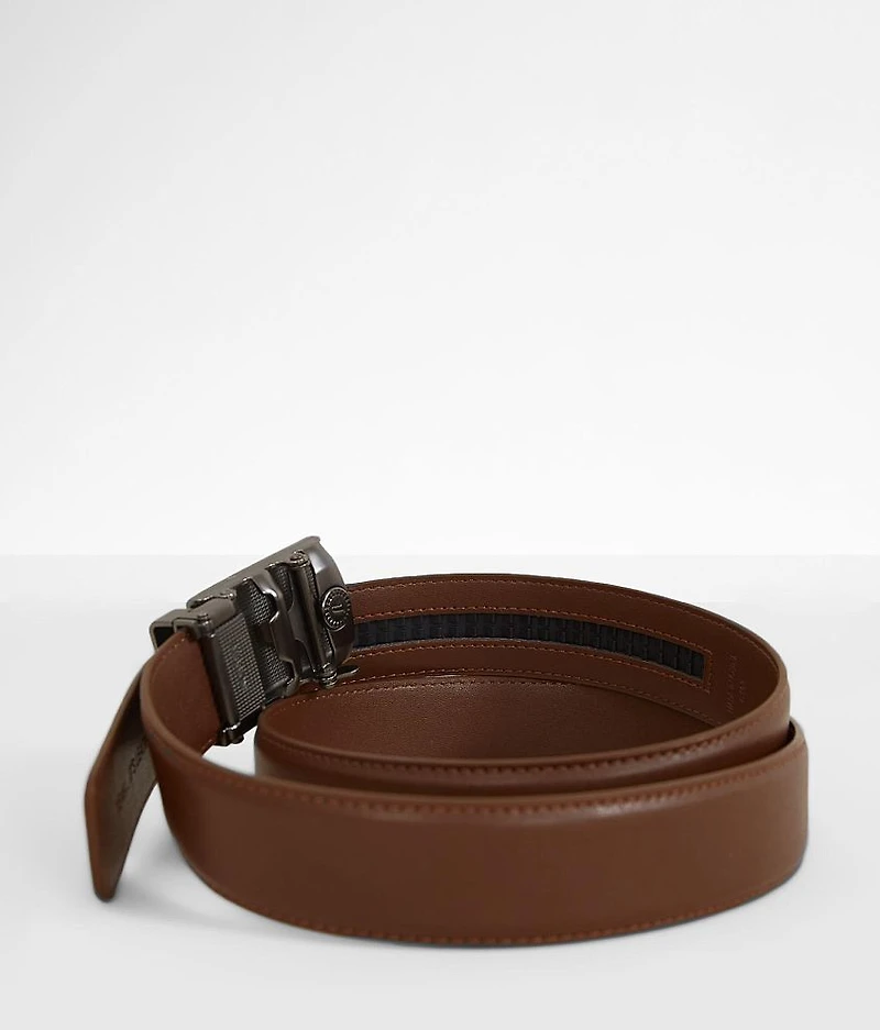 Gunmetal Leather Belt