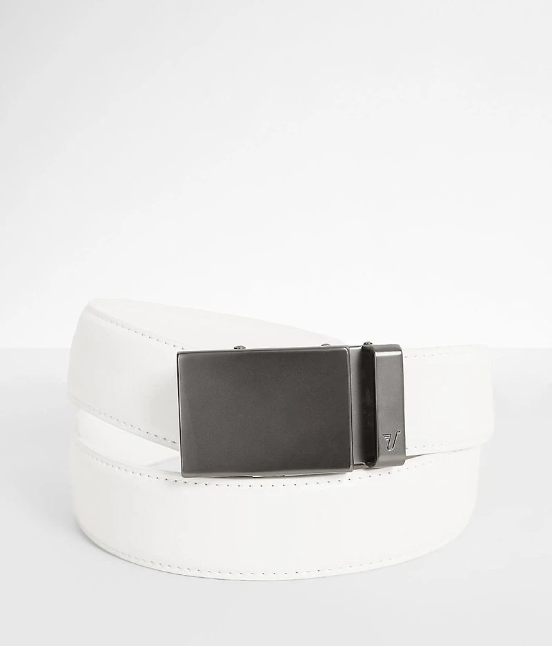 Gunmetal Leather Belt