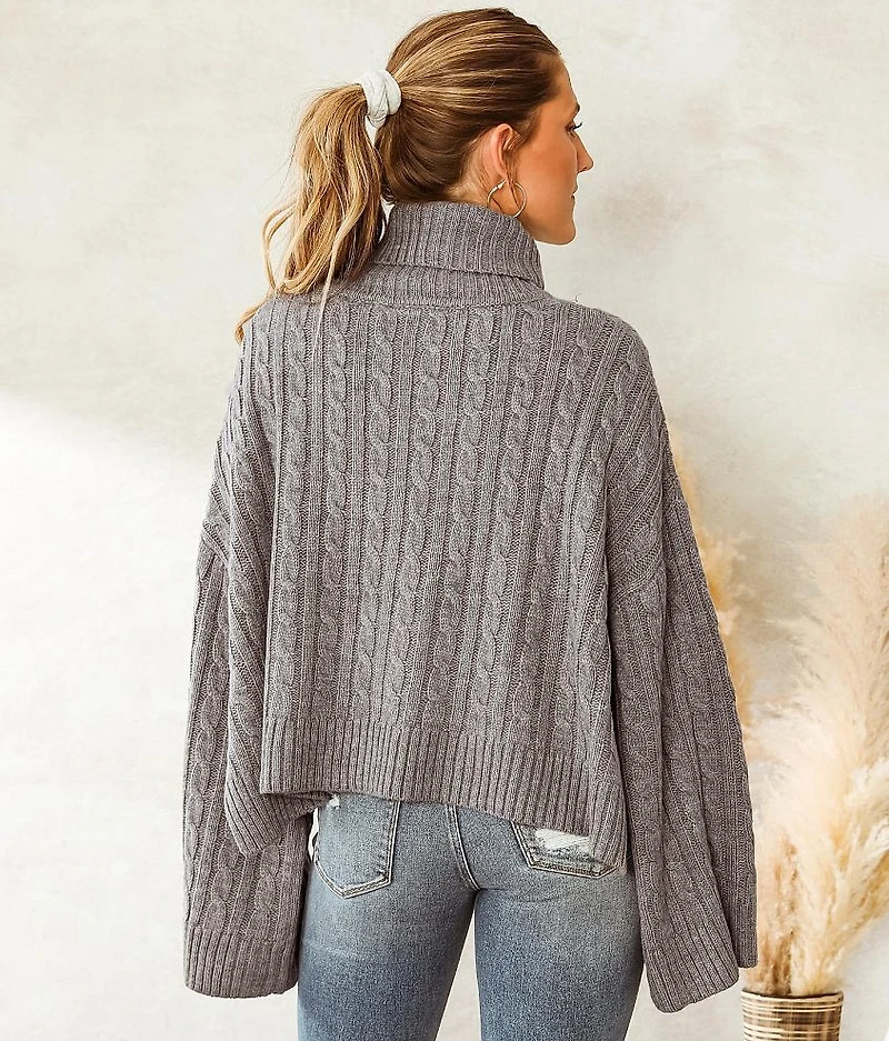Cable Knit Boxy Sweater