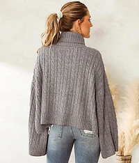 Cable Knit Boxy Sweater