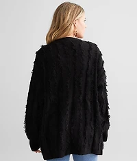Fringe Cardigan Sweater