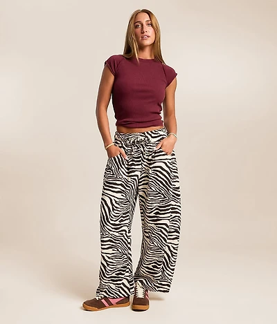 Zebra Barrel Sweatpant