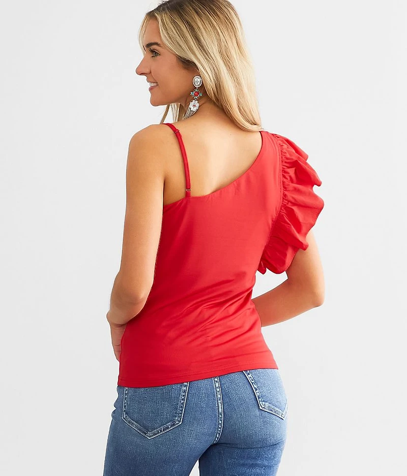 Ruffled Tank Top