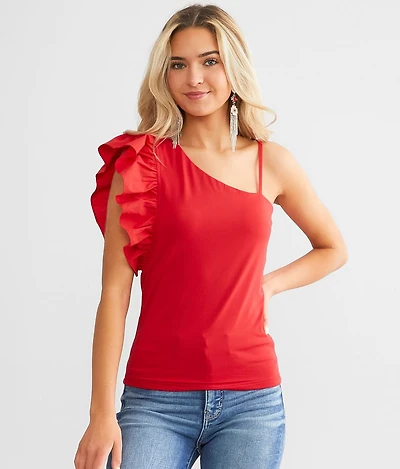 Ruffled Tank Top