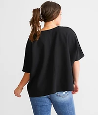 Oversized Crinkle Blouse
