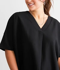 Oversized Crinkle Blouse